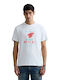 Herrenblusen T-Shirt Weiß
