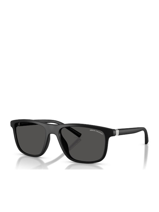 Armani Exchange Ανδρικά Γυαλιά Ηλίου με Μαύρο Κοκκάλινο Σκελετό και Γκρι Φακό AX4167SU 807887
