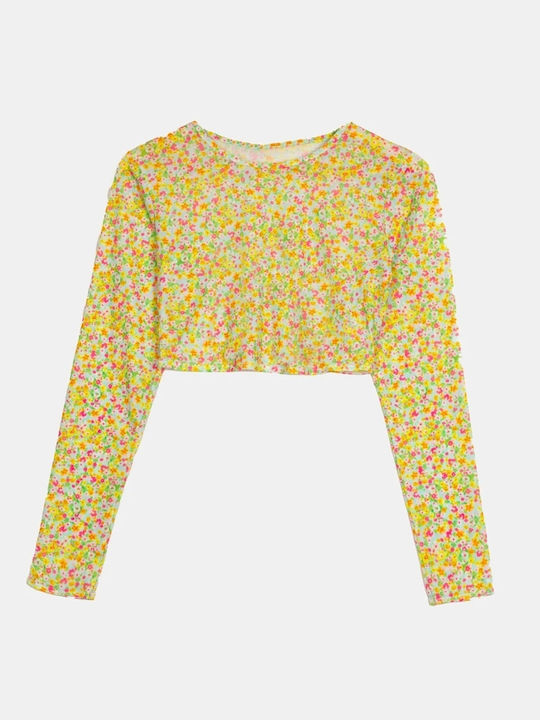 Rock Club Γυναικείο Crop Top Μακρυμάνικο Fresh