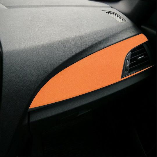 Autoaufkleber Avex Car Wrapping Film Trim Velvet Orange Modell 100 x 45cm