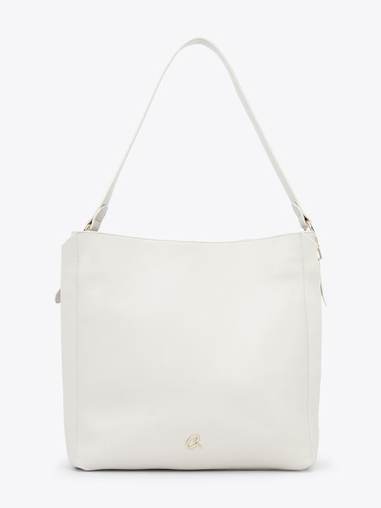 Axel Chalk Women's Shoulder Bag White