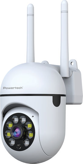 Powertech PT-1546 IP Κάμερα Παρακολούθησης Wi-Fi Full HD 1080p με Αμφίδρομη Επικοινωνία