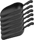 Set 6 Raki Stainless Steel Shot Glasses 18x5.5cm Black Color