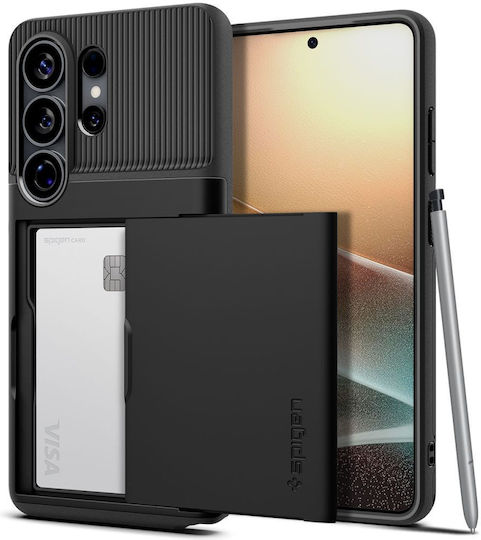 Spigen Slim Armor CS Umschlag Rückseite Kunststoff / Silikon Schwarze Galaxy S26 Ultra