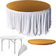 Raki Elastic White Restaurant Linens White