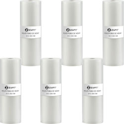 Set 6 Rulouri Embosate Pentru Sigilarea Vidului Zafit 20 X 300 Cm Mașină De Sigilat Vid Alimentară Reutilizabilă Durabilă Mașină Sous Vide Lavabilă Fără BPA Transparentă Set 6 Rulouri Embosate Pentru Sigilarea Vidului Zafit 20 X 300 Cm Mașină De Sigilat Vid Alimentară Reutilizabilă Durabilă Mașină Sous Vide Lavabilă Fără BPA Transparentă