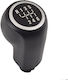 Shift Knob Gear Lever Marked Black Chrome Opel Astra H Corsa D Zafira B 6 Speeds Opel