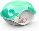 Transparent Cave Cat Dog Green Covered Bed 57x4...