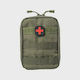 Military Waist Bag Made of Polyester Green