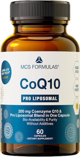 MCS Formulas CoQ10 Pro Liposomal 200mg 60 κάψουλες