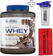 Applied Nutrition Critical Whey 2000g Choco Hazelnut & Katerelos Fitness Sports Towel 100x50cm Red Black & Applied Nutrition Shaker 700ml Custom Bundle
