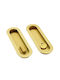 Convex Series 1509zsaf-s02s02 Bronze Door Flush Handle 50mm