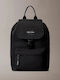 Calvin Klein Solid Flap Monologo Μαύρο