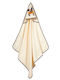 Greenwich Polo Club Baby Bath Towel-Bathrobe Hooded Baby Essential Beige 80x80cm