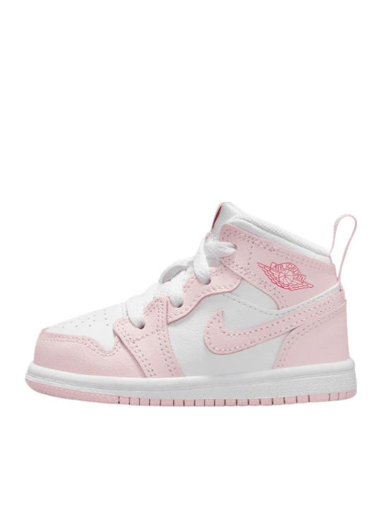 Air  1 Mid Детски Маратонки High Розови
