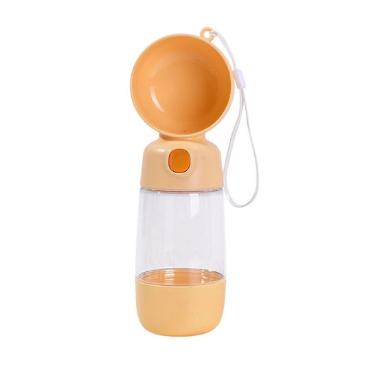 Alista Home Sticlă de Apă din Plastic ABS pentru Câine și Pisică 400ml 25.5cm în Culoare Galbenă