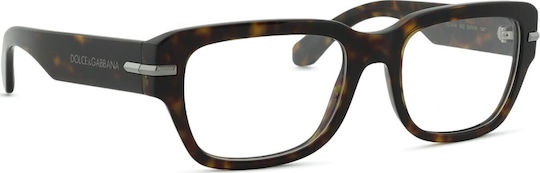 Damen Kunststoff Brillengestelle mit Rezept Dolce & Gabbana 0dg3408 502 54
