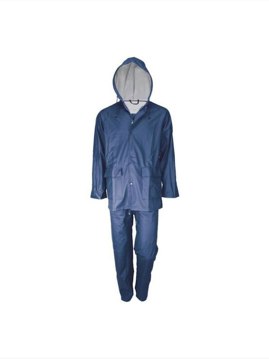Haină Impermeabilă Pantaloni Pu100% Galaxy Marine Plus Culoare Albastră Mărime XXL