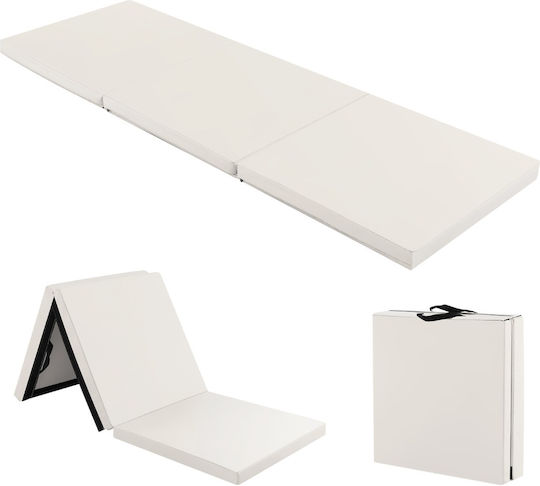 Costway Αναδιπλούμενο Στρώμα Γυμναστικής Pilates Γκρι (180x60x5cm)