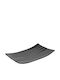 Raki Street Servierplatte Keramik Schwarz 23.3x14.7cm