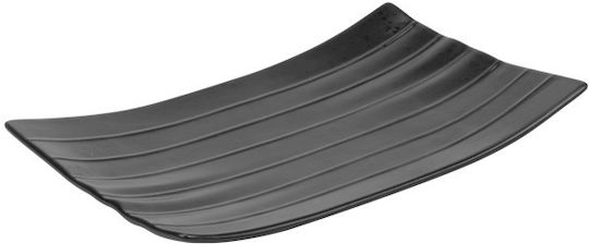 Raki Street Platou De Servire Ceramic Negru 23.3x14.7cm