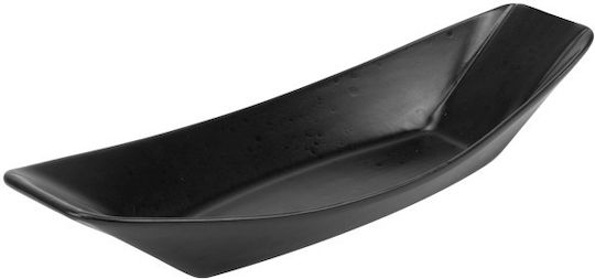 Raki Street Piatelă De Servire Ceramică Neagră 30.6x11.6cm
