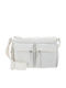 Fabric Women's Shoulder Bag White