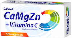 Camgzn+vitamin C 50 Tablets Zdrovit