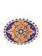 Raki Cordoba Platou De Servire Oval Din Melamină Multicolor 49x36cm