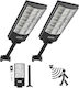 Vevor Set of 2 Solar Road Lights 8W 450lm with Motion Sensor Photocell and Remote Control IP67