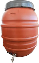 Plastic Head Πλαστικό Δοχείο με Κάνουλα 140lt Β140KΜ
