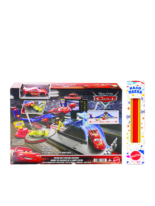 Disney Cars Голяма Писта За Състезания Piston Cup Mattel Disney Cars Голяма Писта За Състезания Piston Cup Mattel