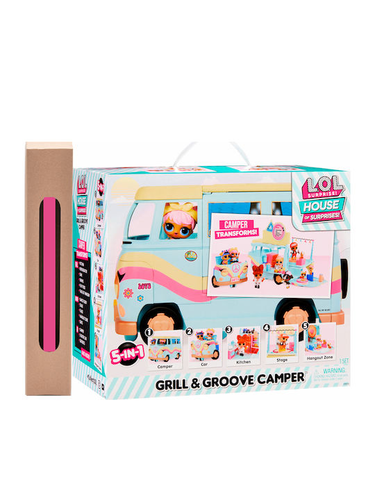 Lol Surprise Groove Camper Miniature Toy For 3+ Years MGA Entertainment