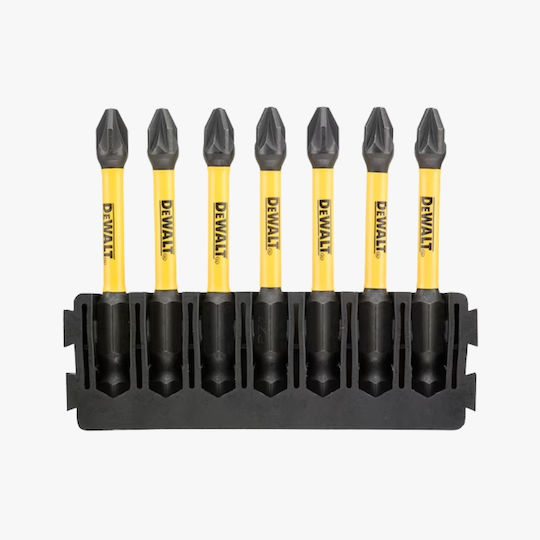 Dewalt Dt70821 Flextorq 7τμχ Pz2 57mm – Σετ Μύτες Κατσαβιδιού