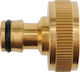 Flo Brass Hose Connector – 1/2 To 3/4 Inch Internal Thread