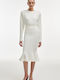 Midi Skirt White