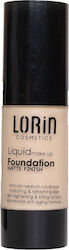 Lorin Fond De Ten Lichid Cu Finish Mat 40ml