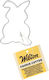 Cookie Cutter Bunny 6.2 Centimeters