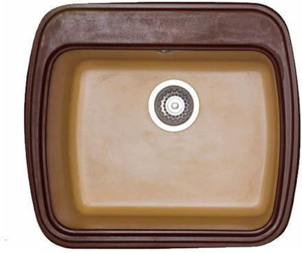 Sanitec 313 Classic Ένθετος Νεροχύτης από Συνθετικό Γρανίτη Μ58xΠ50cm Καφέ