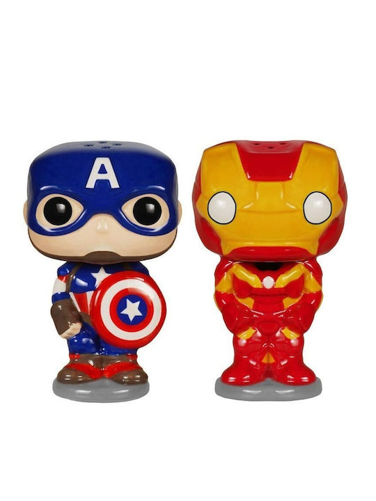 Funko Pop! Salz- und Pfefferstreuer Marvel: Captain America & Iron Man Funko Pop! Salz- und Pfefferstreuer Marvel: Captain America & Iron Man