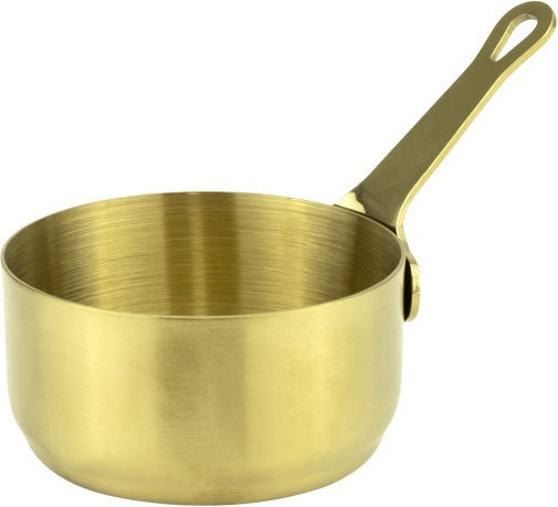 Raki Μπωλ Σερβιρίσματος για Ντιπ Στρογγυλό Inox Χρυσό