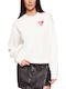 Damen Sweatshirt Weiß