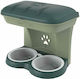 Bama Bama Μπολ Φαγητού για Hund 2x 1.6lt σε Grün Farbe