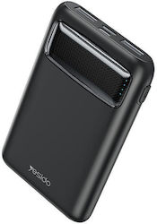 Yesido YP33 5000mAh Schwarze Power Bank Yesido YP33 5000mAh Schwarze Power Bank
