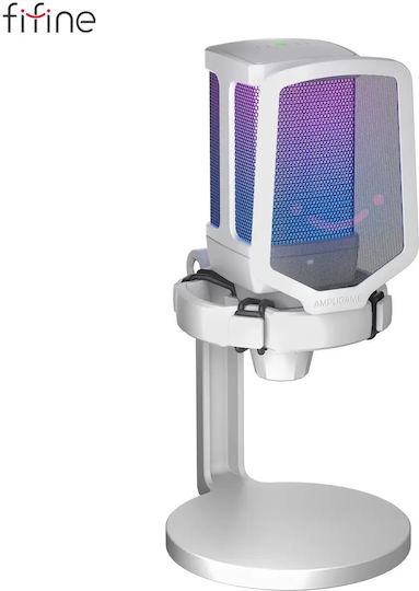 Fifine Q6W Microfon USB pentru Studiou în Culoare Albă