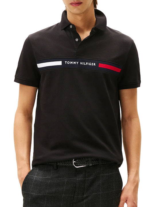 Polo Herrenbluse Bds/Schwarz
