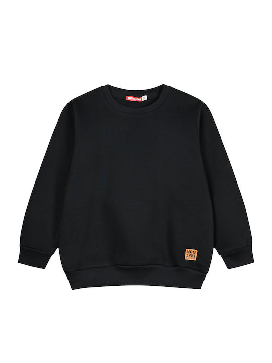 Energiers Kids Sweatshirt Black Basic Line