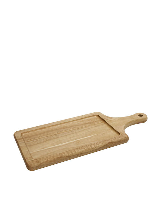 Raki Servierplatten mit Griff Hölzernes 40x17x2cm