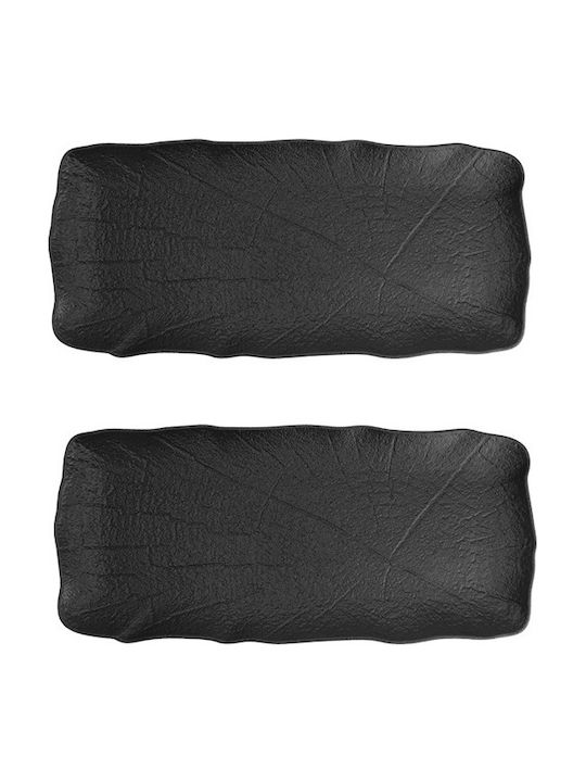 Raki Willow Serving Platters Porcelain 34x15cm 2 Pieces