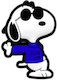 Cool Heroes Decorative Magnet Refrigerator Snoopy Blue